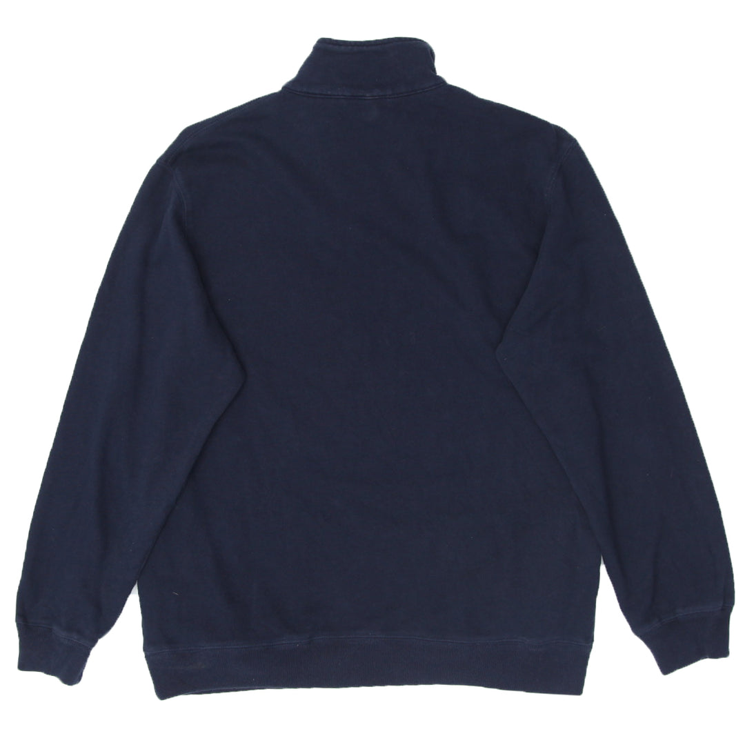 Vintage Polo Jeans Co. 1/4 Zip Sweatshirt Navy Blue