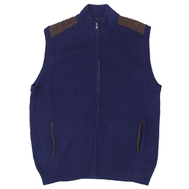 Mens Chaps Full Zip Sweater Vest