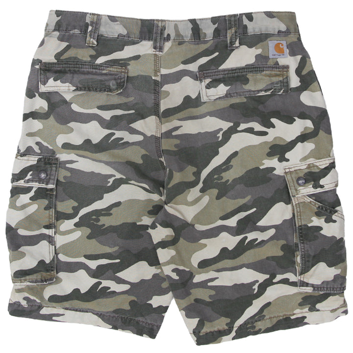 Mens Carhartt Relaxed Fit Camouflage Cargo Shorts