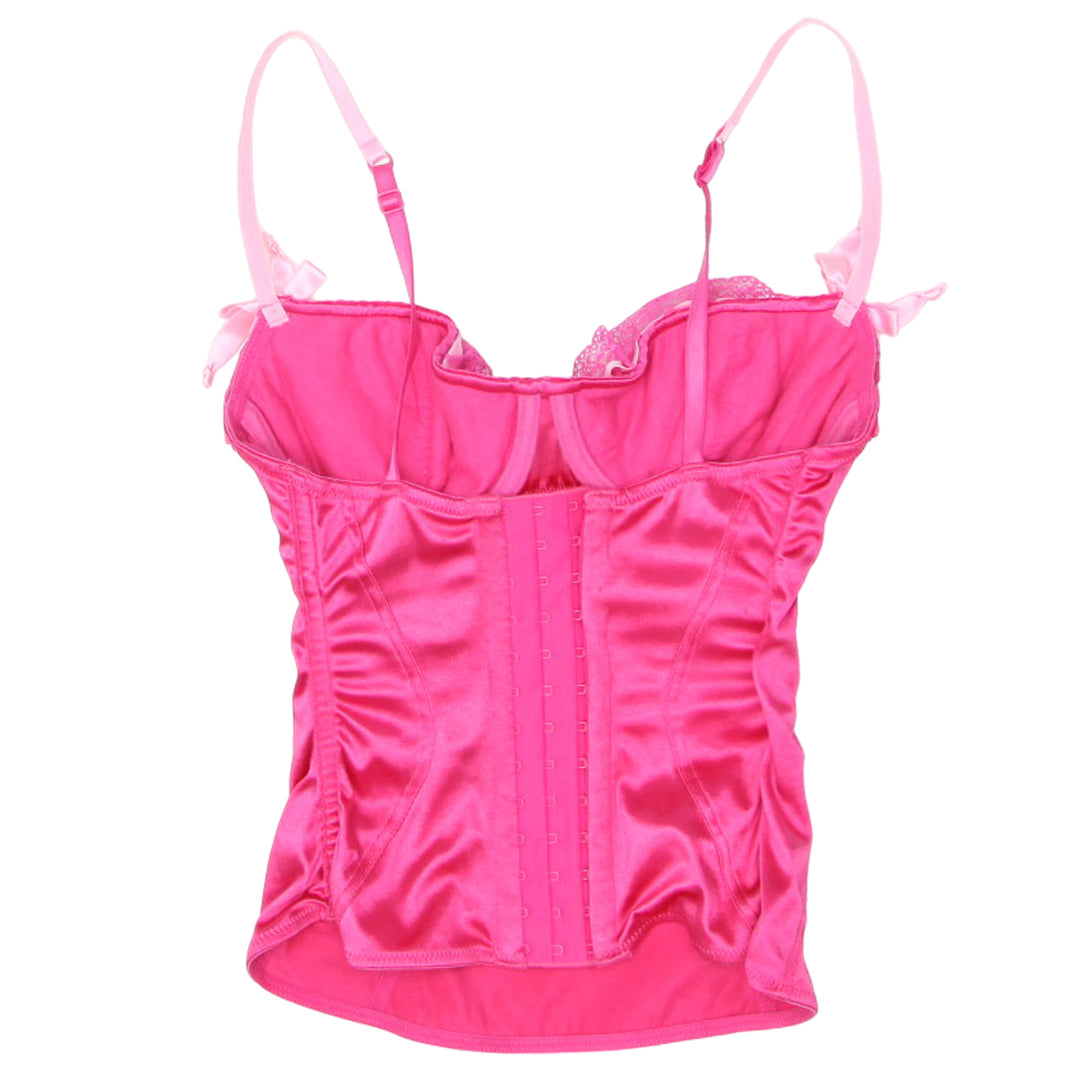 Y2K Victoria's Secret Satin Pink Corset