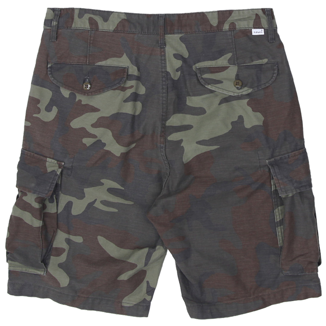 Mens Levi Strauss Camouflage Cargo Shorts