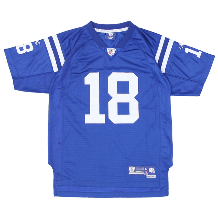 Mens Reebok NFL Indianapolis Colts Manning 18 Football Jersey