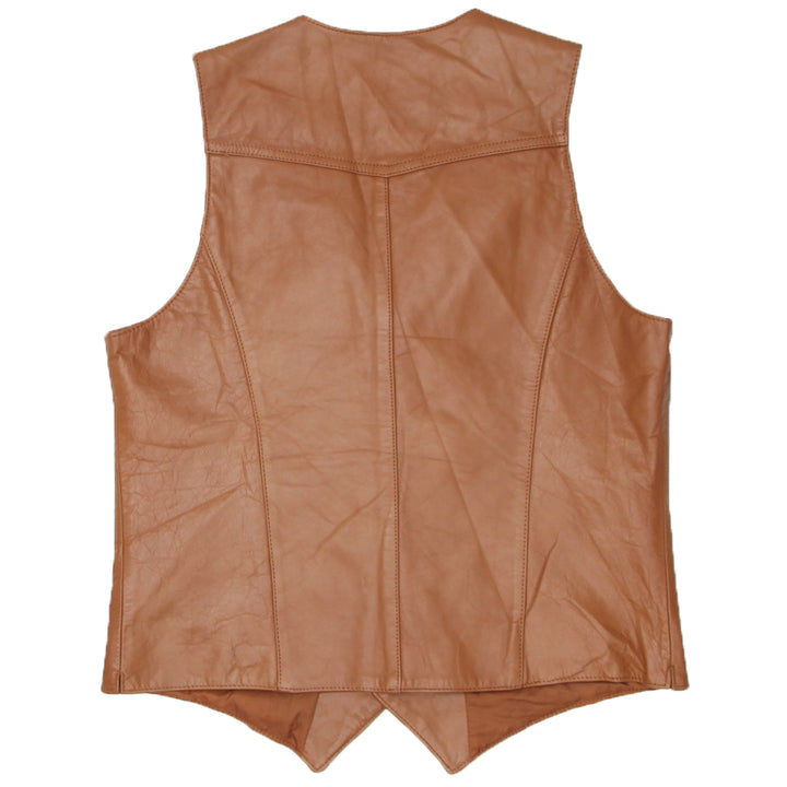 Vintage Pardners Sheplers Brown Leather Vest