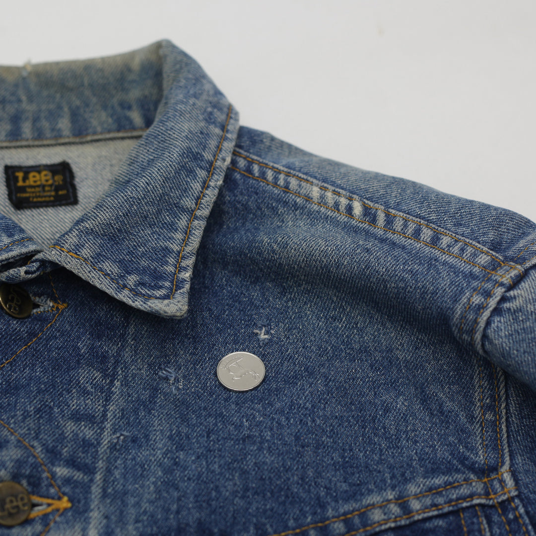 Vintage Lee Denim Jacket – Made in Canada, Classic Trucker Style