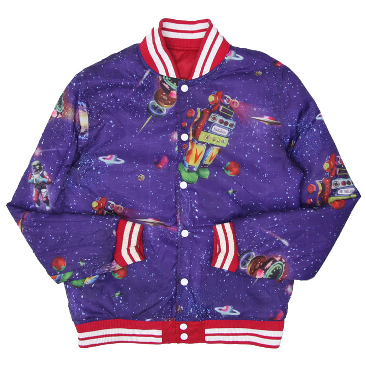 Mens Billionare Boys Club X Majestic Reversible Bomber Jacket