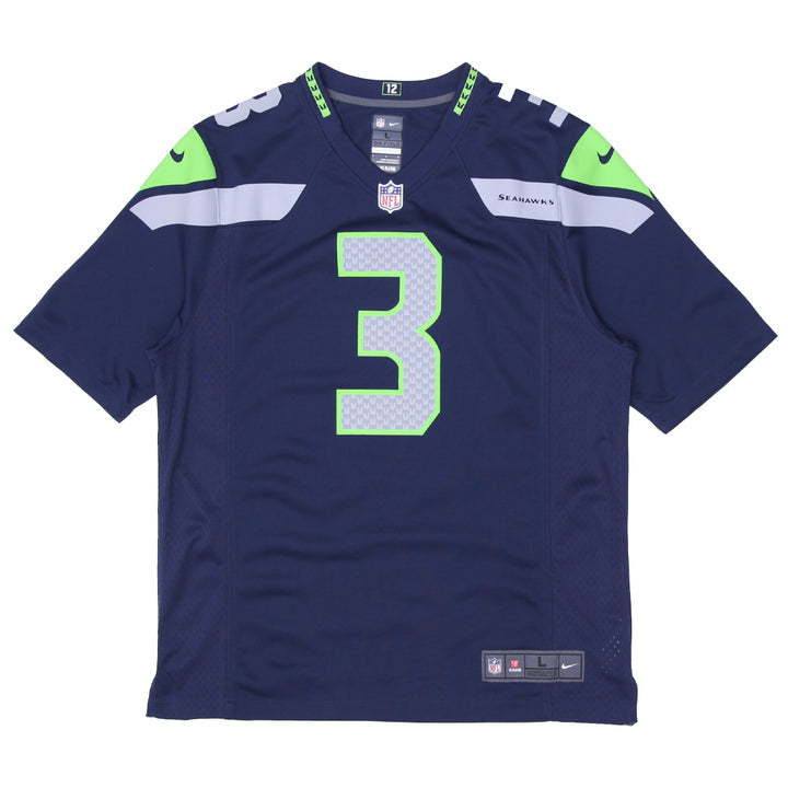 Mens Nike NFL Seattle Seahawks Wilson # 3 Football Jersey