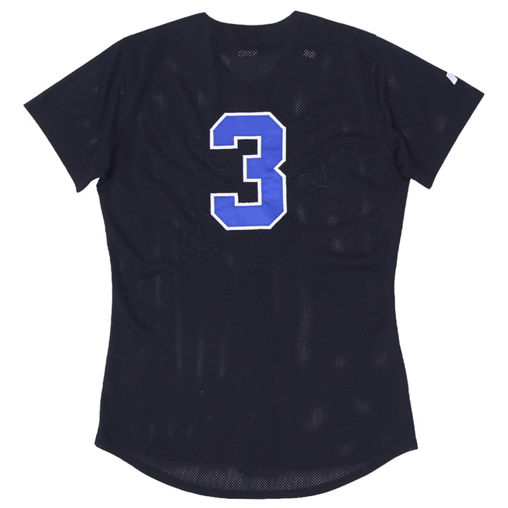 Ladies Russell Athletic Dodgers # 3 Baseball Jersey