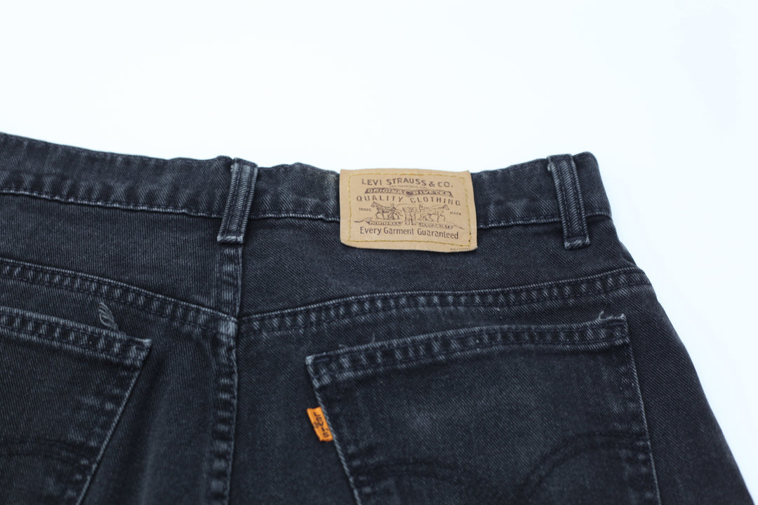 Vintage Levi Strauss Orange Tab Black Jeans Ladies