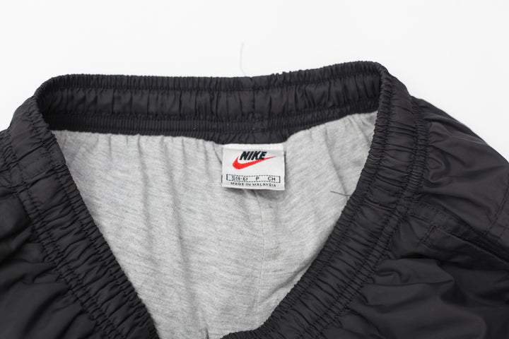 90's Vintage Nike Black Nylon Track Pants Ladies