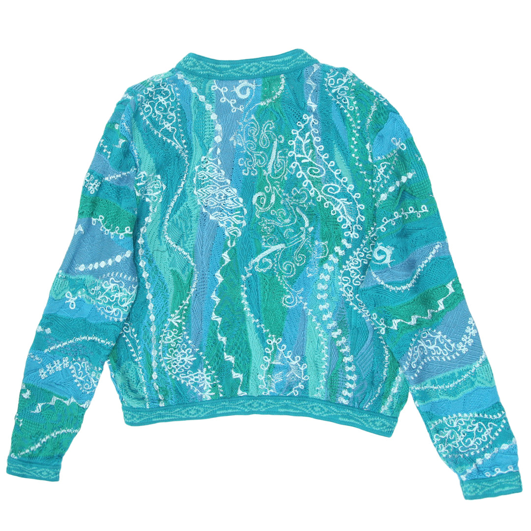 Vintage Coogi Knit Sweater Cardigan M Ladies